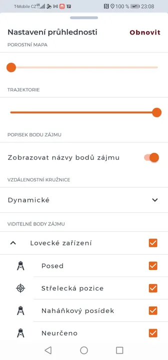 Screenshot of the HUNTERRA app Screenshot of the HUNTERRA app