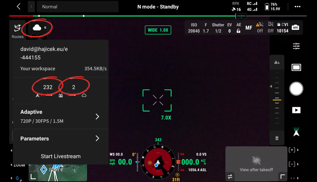 Screenshot of the HUNTERRA app Screenshot of the HUNTERRA app