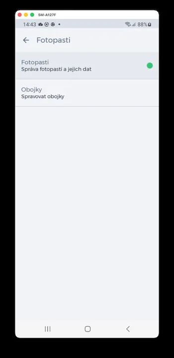 Screenshot of the HUNTERRA app Screenshot of the HUNTERRA app